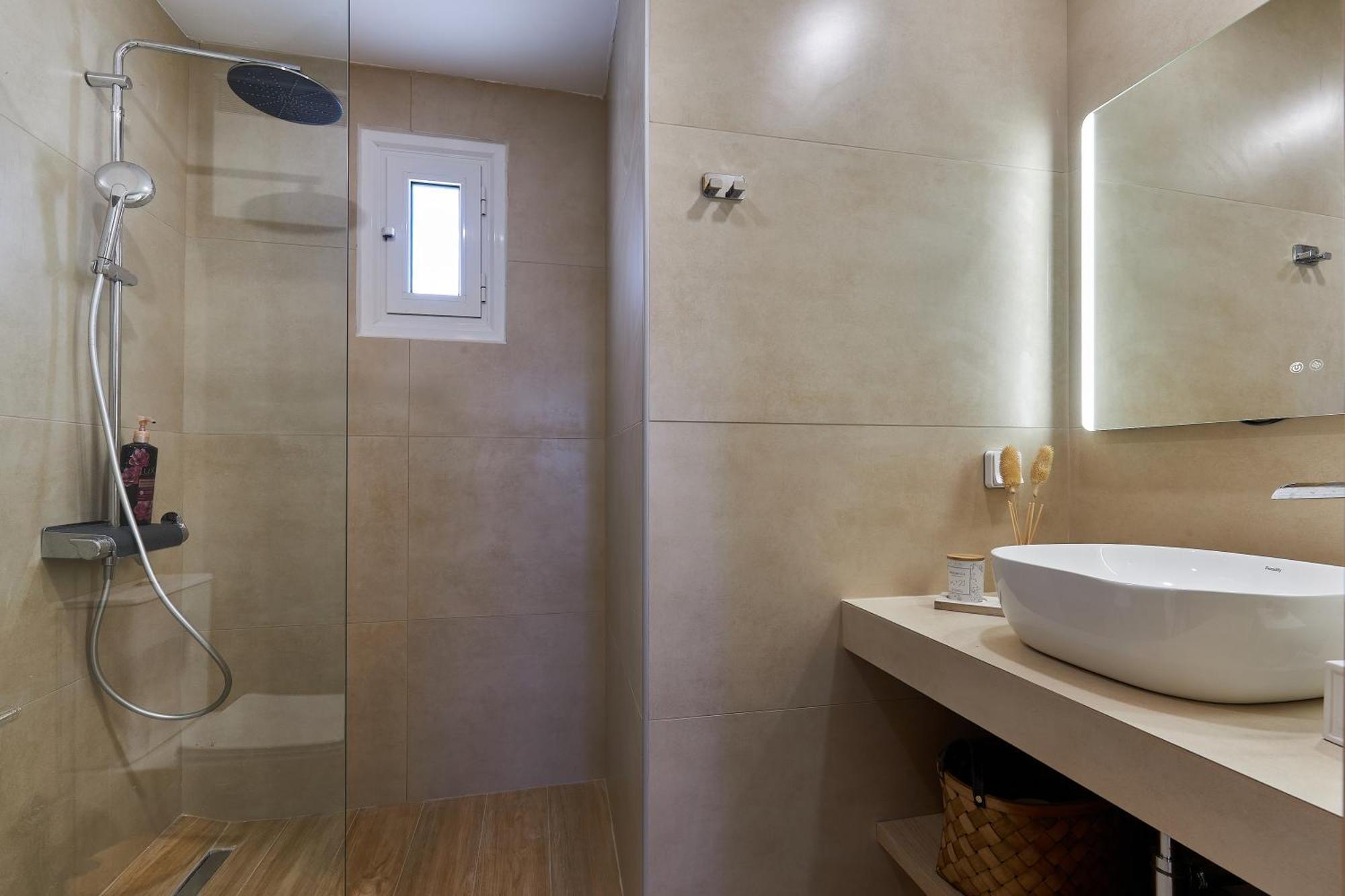 Spacious Villa With Private Eco-Pool And Panoramic Sea View Agia Pelagia Exteriör bild
